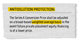 Antidilution Protection