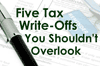 Tax Write-Offs