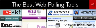 Slideshow: The Best Web Polling Tools