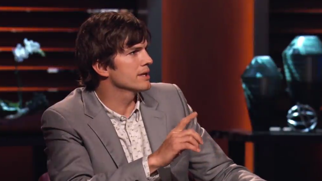 Why Ashton Kutcher Stood Up to Mr. Wonderful on 'Shark Tank'