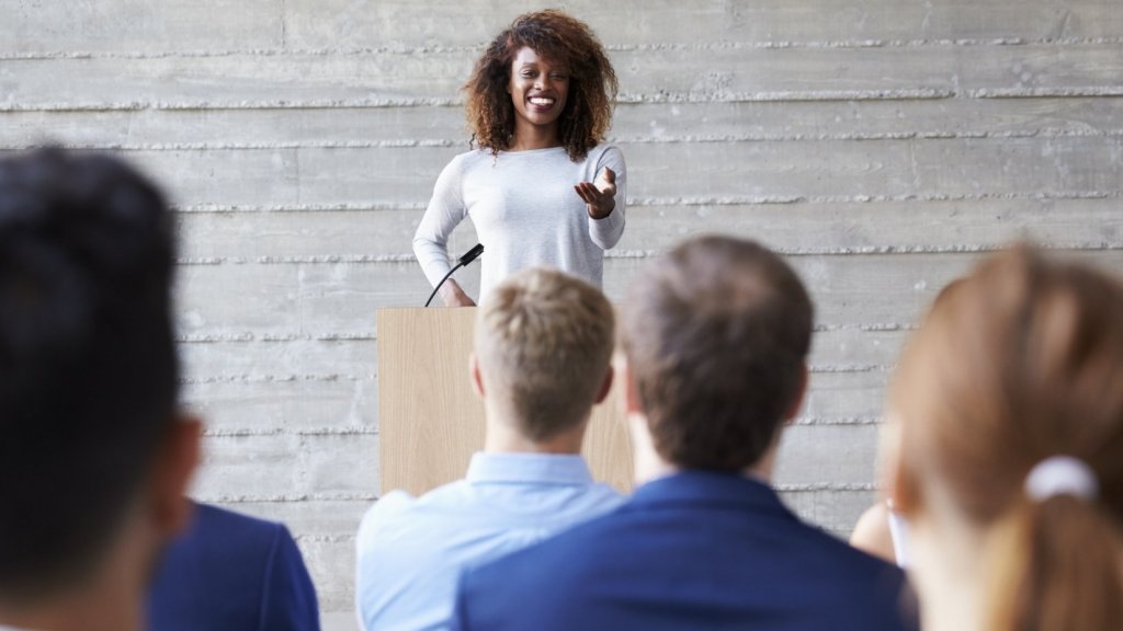 Public Speaking in Two Words Be Direct