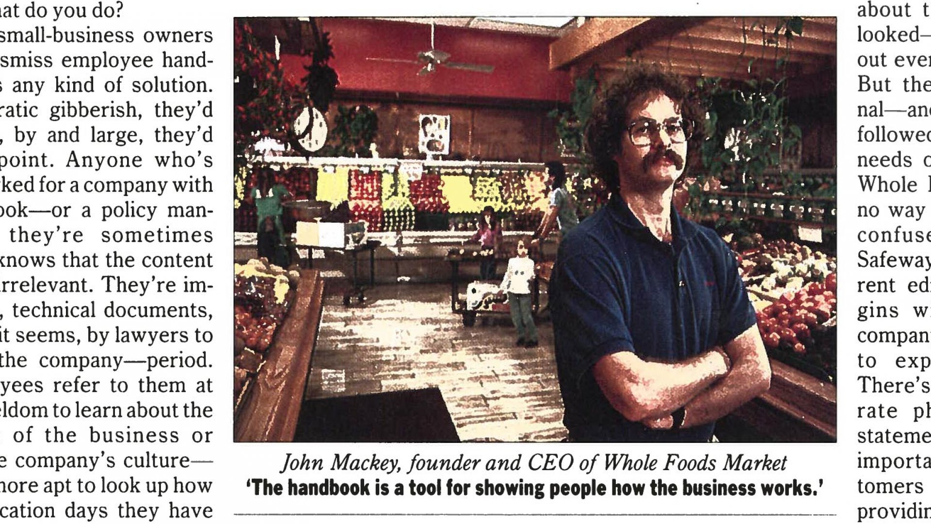 John Mackey, Whole Foods and the Best Little Handbook in Texas