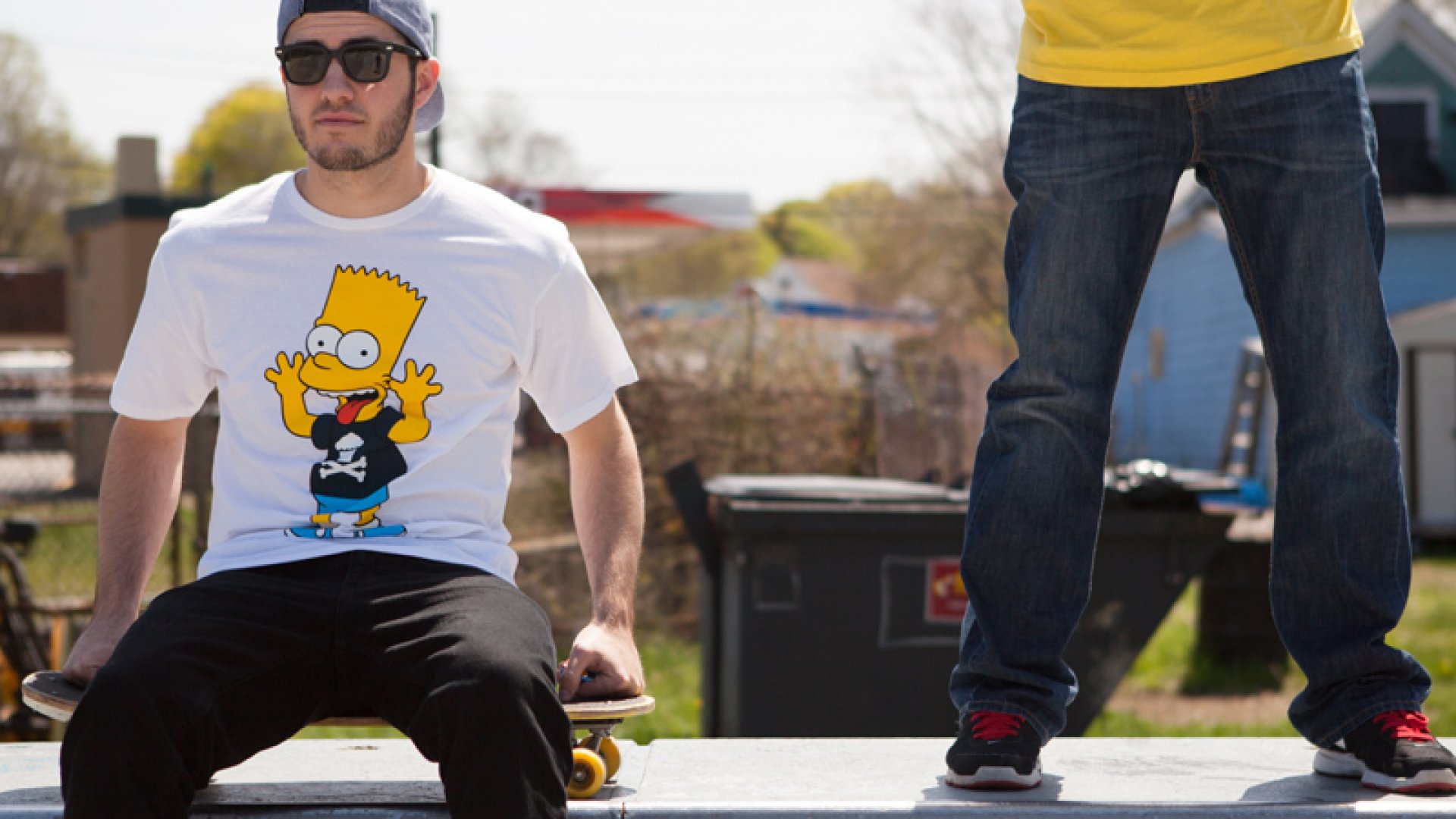 Johnny Cupcakes Meets The Simpsons